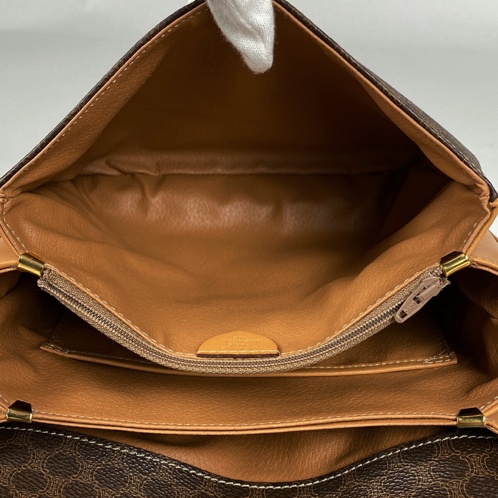 Celine Macadam Pattern Canvas Diagonal Shoulder B… - image 6